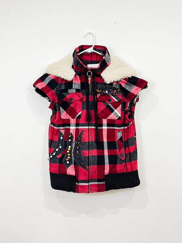 Austin Gackstetter - 3.3 (Altered Flannel Jacket Vest w wrist wear)