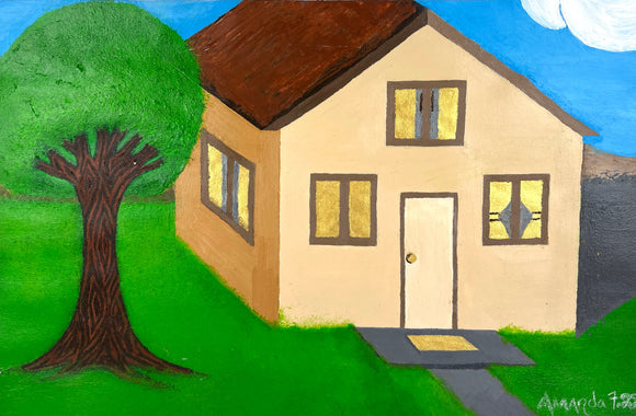 Amanda Feinner - House + Tree in the Valley