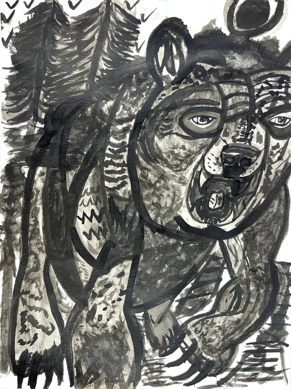 Kayci {Amber} Kruegel - Black Bear in Woods