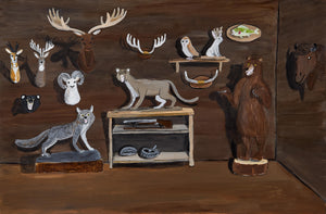 Angel Rodriguez - Scary Hunting Trophies Room