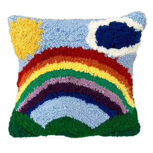 Angelica Grande Custom Punch Rug Pillow