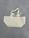 Silk-Screen Tierra del Sol Logo Tote in Natural Linen