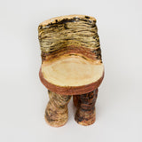 Ericka Lopez - Untitled 232 (Yellow & Peach Coil Stool)