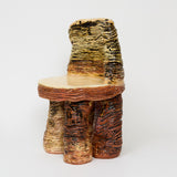 Ericka Lopez - Untitled 232 (Yellow & Peach Coil Stool)