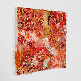 Ericka Lopez - Untitled 179 (Pink Red Textured Textile)