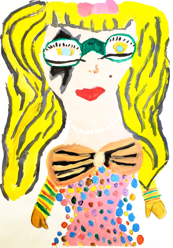 Esmeralda Ballesteros  - Lady Gaga Wearing Balloons Dress
