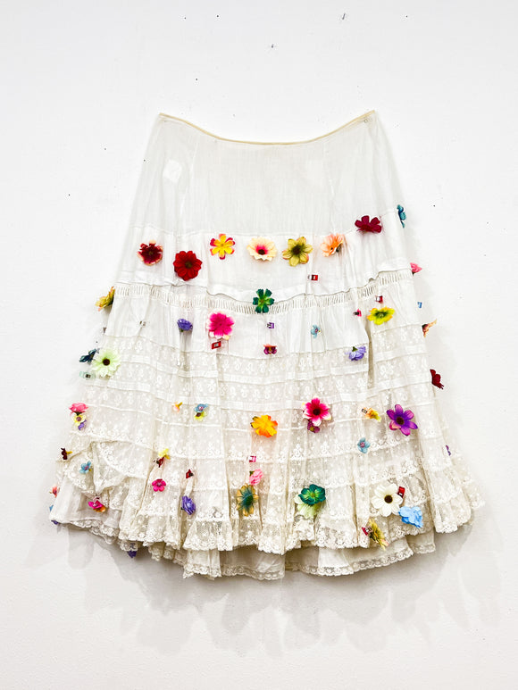 Ashley Higgins - 2.1 (White Skirt with Flowers)