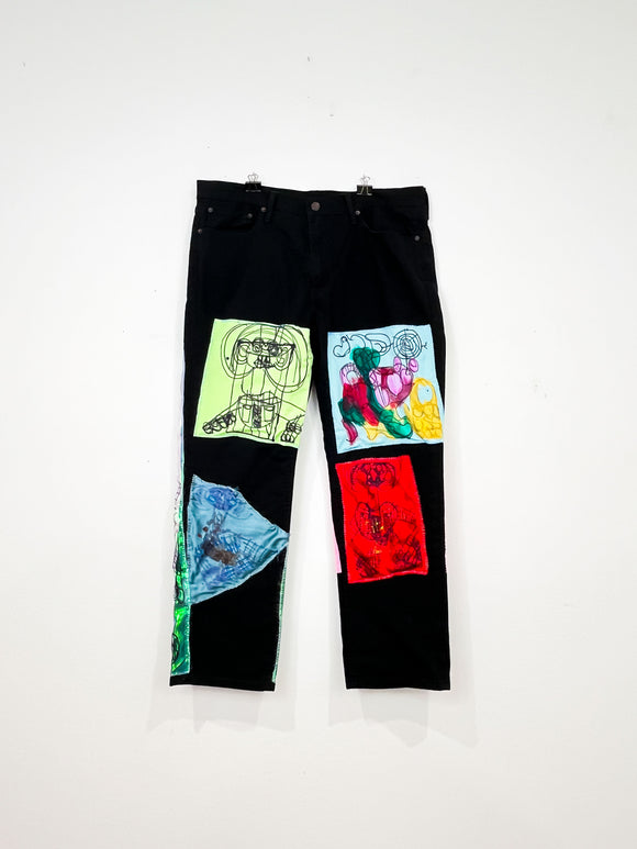 Tony Barnes - 4.2 (Black Jeans with Patches)