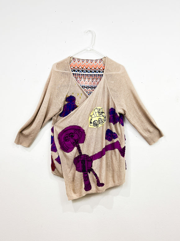 Tony Barnes - 6.2 (Beige Cardigan with Figures)