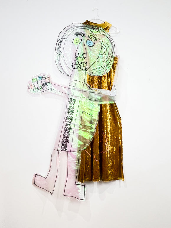 Tony Barnes - 5 (Gold Dress with Transparent Figure)