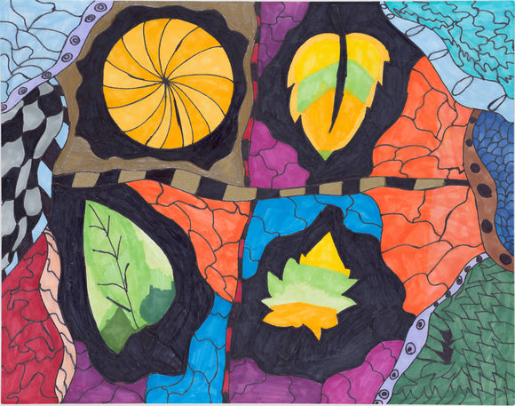 Tonmoy Khan - Untitled (Leaves)