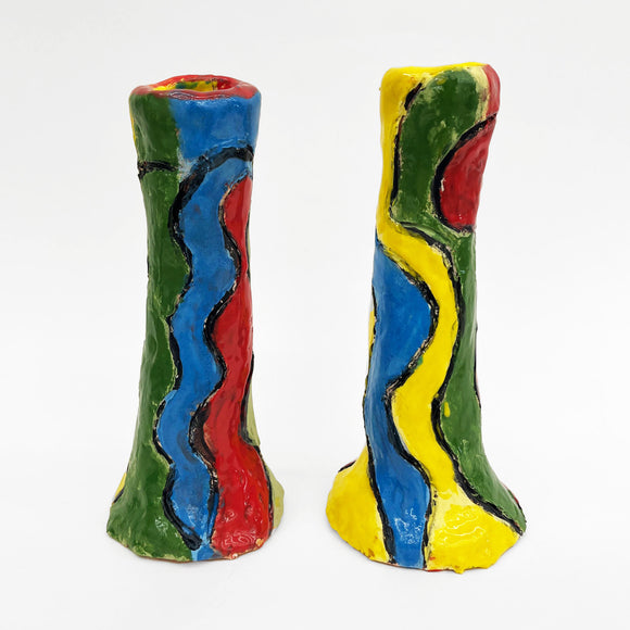 Vicente Siso - Pair of Candle Holders