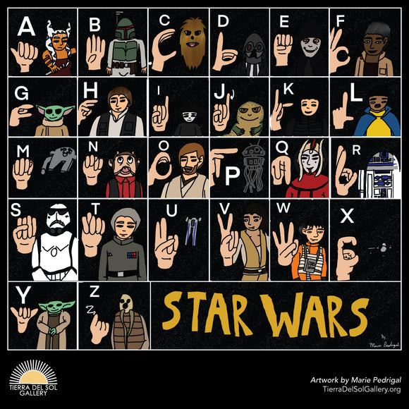 Marie Pedrigal - ASL Star Wars Poster