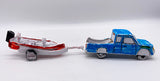 Angel Rodriguez - Untitled (Blue Truck w Boat Tow)