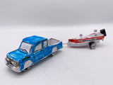 Angel Rodriguez - Untitled (Blue Truck w Boat Tow)