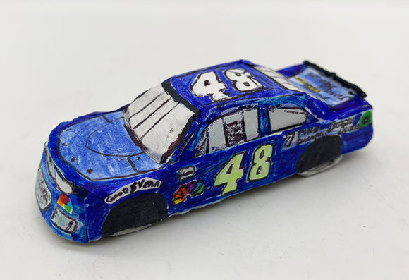 Angel Rodriguez - Untitled (Blue #48 race car)