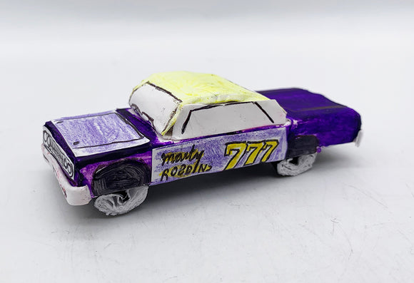 Angel Rodriguez - Untitled (Purple #777 race car)