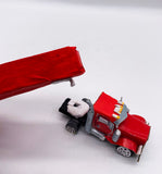 Angel Rodriguez - Untitled (Red Semi Truck)