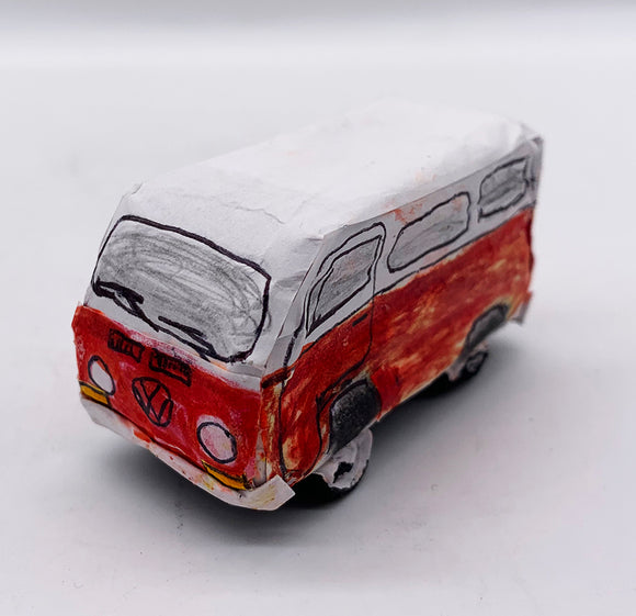 Angel Rodriguez - Untitled (Red VW Van)