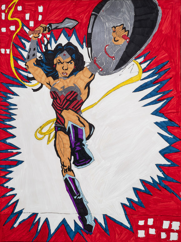 Daniel Padilla - Untitled (Wonder Woman)
