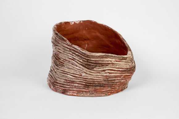 Ericka Lopez - Untitled 125 (Brown & Taupe Coil)