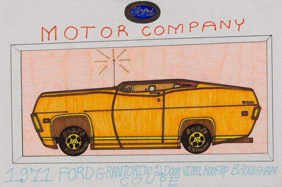 Herb Herod - Motor Company 1971 Ford Gran Torino 2 Door Vinyl Rooftop Brougham Coupe
