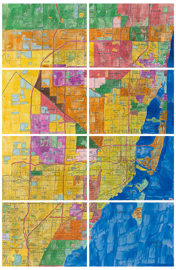 Joe Zaldivar - Miami Area Street Map