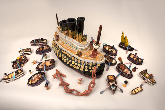 Vicente Siso - The Titanic #1 (200 ceramic pieces)